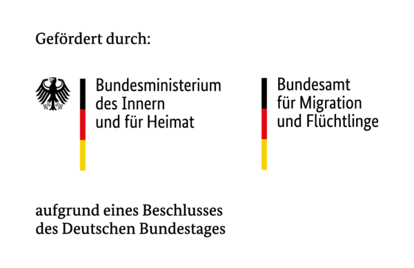 Seit 2013 erhält unser Verband eine strukturelle Förderung durch das BMI Gefördert durch das Bundesministerium des Innern und für Heimat aufgrund eines Beschlusses des Deutschen Bundestages